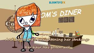 TOMS DINER 💚 music animation 002 [upl. by Rhea]