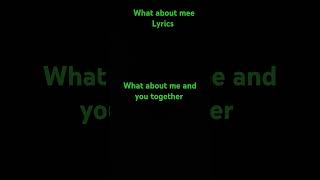 what about mee lyrics [upl. by Ecaroh642]