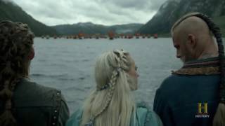 Vikings  King Harald and Halfdan Arrive In Kattegat Season 4B Official Scene 4x12 HD [upl. by Torres908]