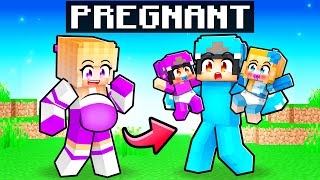 Heather is PREGNANT with TWINS In Minecraft [upl. by Adnor586]