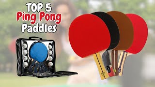 Top 5 Best Ping Pong Paddles for Beginners in 2024 [upl. by Christalle809]