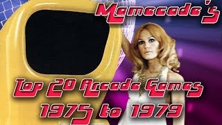 Top 20 Arcade Game Review 1975 to 1979  MAMECADE [upl. by Hyams]