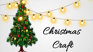 Plastic spoons Christmas 🎄tree making at home 🏡DIY Christmas Decoration idea Christmas tree Toys [upl. by Anitsyrk]