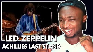 First Time EVER Hearing Led Zeppelin  Achilles last stand Live from knebworth [upl. by Morehouse]