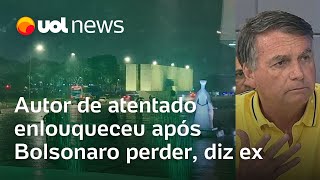 Homem que fez atentado com bomba no STF enlouqueceu após Bolsonaro perder eleição diz exmulher [upl. by Artemis]