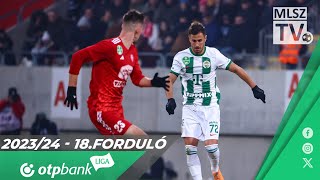 Kisvárda Master Good  Ferencvárosi TC  13  01  OTP Bank Liga  18 forduló  MLSZTV [upl. by Elma]