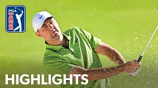 Scottie Scheffler shoots 4under 66  Round 1  Charles Schwab  2022 [upl. by Wichman]