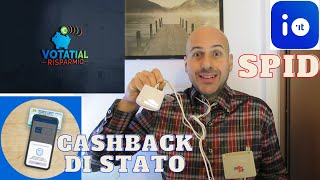 Cashback di stato 600€ italia cashless 1500€ extra spid app io rimborso al 10  lotteria scontrini [upl. by Moguel]