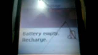 Nokia 6630  Battery Empty [upl. by Nathanil]