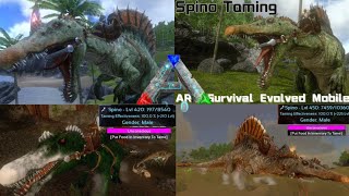 Top 3 Spino Taming Without TrapARK Survival Evolved Mobile [upl. by Wack]