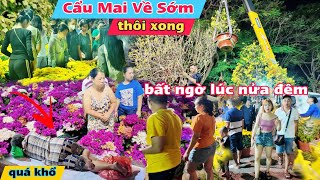 Cảnh khổ 30 tết Cẩu mai về vì không ai mua bất ngờ lúc nửa đêm Q1 Sài Gòn [upl. by Anirtap]