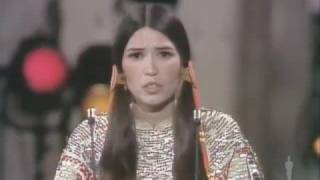 Marlon Brandos Best Actor Oscar win for quotThe Godfatherquot  Sacheen Littlefeather [upl. by Yebot973]