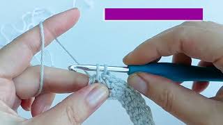 CROCHET  How to Join New Colour and Switch Between Colours Without Cutting Yarn  Moss Stitch [upl. by Toy]