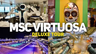 MSC Virtuosa Deluxe Guided Ship Tour  Everything you need to see and more [upl. by Lerret]