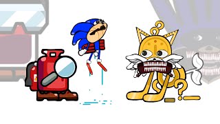 Mini Crewmate Kills Emoji SHIN SONIC TAILS Characters  Among Us [upl. by Assecnirp731]