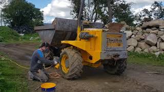 thwaites 6 ton dumper restoration part 3 [upl. by Eisoj]