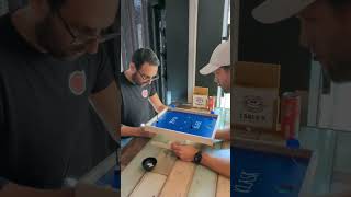 A tense final point 😬 KLASK gameplay boardgames shorts [upl. by Soulier]