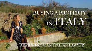 BUYING A PROPERTY IN ITALY Italian Lawyers Advice on Real Estate amp Home Renovations [upl. by Atteyek]