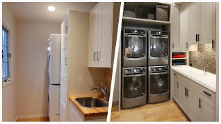 75 Brown Light Wood Floor Laundry Room Design Ideas Youll Love ⭐️ [upl. by Etnuhs427]