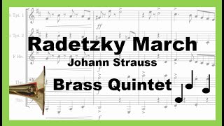 Radetzky March  Brass Quintet [upl. by Hilde]