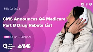 CMS Announces Q4 Medicare Part B Drug Rebate List [upl. by Nirel]