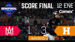 SEMIFINAL Juego 2🦅 Águilas vs Naranjeros 🍊 12 de Enero 2023 [upl. by Nauwaj]