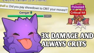 MERCILESS  VENOSHOCK GENGAR SPAMS CRITICAL HITS IN ALMOST ANY ABILITY [upl. by Nehcterg]