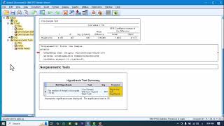 Parametric and NonParametric Tests on SPSS Arabic [upl. by Merrill]