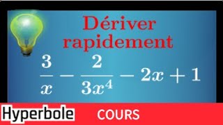 Savoir dériver rapidement la fonction 1xn • Comment utiliser les formules du cours Dérivation [upl. by Madda]