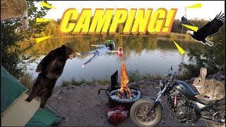 Camping With My Honda Rebel 500 Finally Vibes Were Stellar [upl. by Odrick]