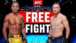 Edson Barboza vs Justin Gaethje  UFC FREE FIGHT  MMAPlus [upl. by Cliffes]