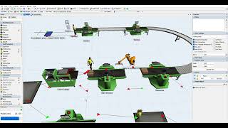 FlexSim 2024 modelSFF Stefan TALICA 142SE [upl. by Aissatsana]