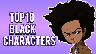 Top 10 Black Cartoon Characters  MarsReviews [upl. by Llevra]