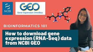 Bioinformatics 101  How to download RNASeq data from NCBI GEO  Bioinformatics for beginners [upl. by Noemad]