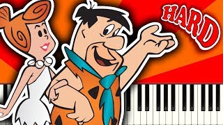 THE FLINTSTONES THEME  Piano Tutorial [upl. by Ojadnama]