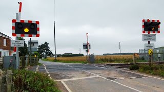 Donington Level Crossing Lincolnshire [upl. by Nodnart360]