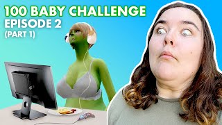 CAN WE BUILD YET 100 Baby challenge Pt 2 [upl. by Perice844]