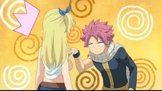 Natsu taking a Peek at Lucys  🤣  NatsuLucy Funny Moments fairytail anime [upl. by Merceer]