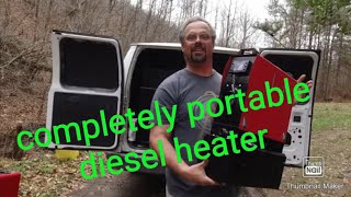 Making a completely portable all in one diesel heater [upl. by Schwitzer]