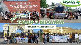 MINI CAM  TOUR 3 NEGARA  Segaratours [upl. by Hctim309]