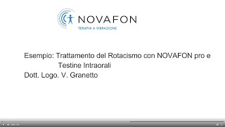 Trattamento Rotacismo con NOVAFON pro  Testine Intraorali [upl. by Eldnek785]