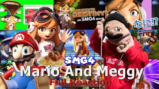 SMG4 Mario And Meggy Videos Full Reaction [upl. by Oneil]