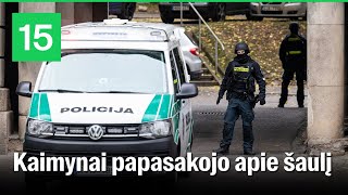 Šaudynių Vilniuje liudininkai atskleidė daugiau detalių apie šaulį buvo savotiškas [upl. by Onidranreb]