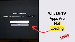 LG TV Connected To WiFi But Apps Not Working 3 Ways to Fix [upl. by Hermon]