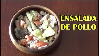 Cómo hacer ensalada de pollo [upl. by Haidabez]