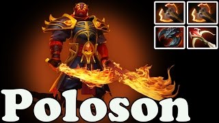 Dota 2  Poloson 6000 MMR Plays Ember Spirit  Ranked Match Gameplay [upl. by Yasmine]