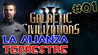 GALACTIC CIVILIZATIONS 3 GAMEPLAY EN ESPAÑOL  LA ALIANZA DE LA TIERRA 01 [upl. by Norrag175]