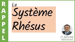 17 SYSTEME RHESUS [upl. by Ettedo]