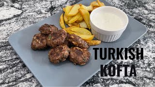 Turkish Kofta Recipe  Oven Baked Kofta [upl. by Ahsenik490]