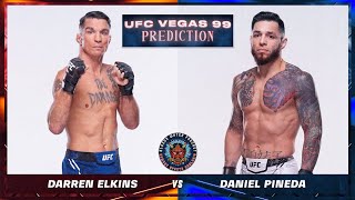 Darren Elkins vs Daniel Pineda Prediction  UFC Vegas 99 Predictions  UFC Vegas 99 BETTING [upl. by Chavaree]